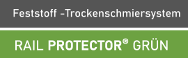 Feststoff -Trockenschmiersystem RAIL PROTECTOR® GRÜN