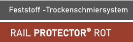 Feststoff -Trockenschmiersystem RAIL PROTECTOR® ROT